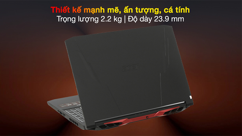 Laptop Acer Nitro 5 có thiết kế và cấu hình mạnh mẽ